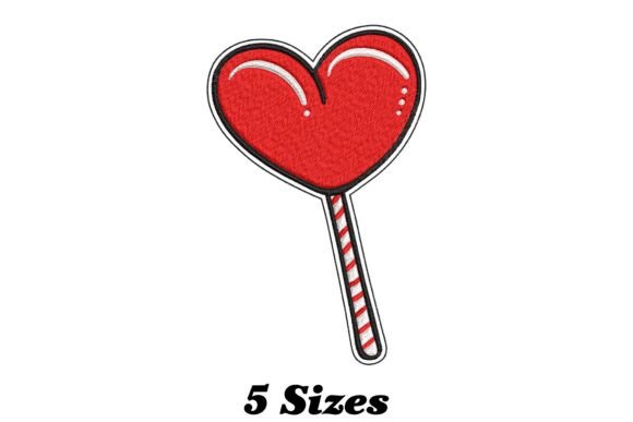 Candy Heart: A Cheerful Valentine’s Embroidery Staple