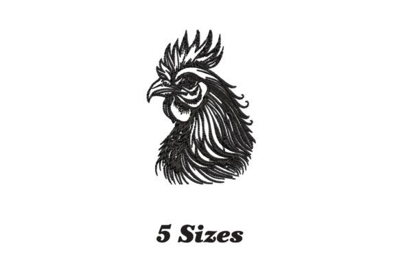 Rooster Head: A Rustic Charm That Stitches With Character