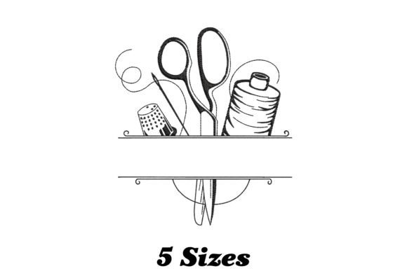 Scissors and Sewing Thread