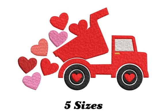 Truck with Hearts